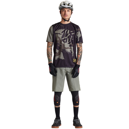 Troy Lee Designs Flowline Short Sleeve MTB Jersey - Confined - Black