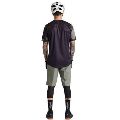 Troy Lee Designs Flowline Short Sleeve MTB Jersey - Confined - Black