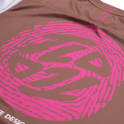 Troy Lee Designs Flowline Short Sleeve MTB Jersey - Flipped - Chocolate