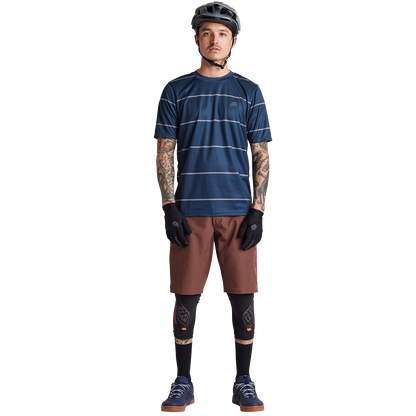 Troy Lee Designs Flowline Short Sleeve MTB Jersey - Revert - Midnight