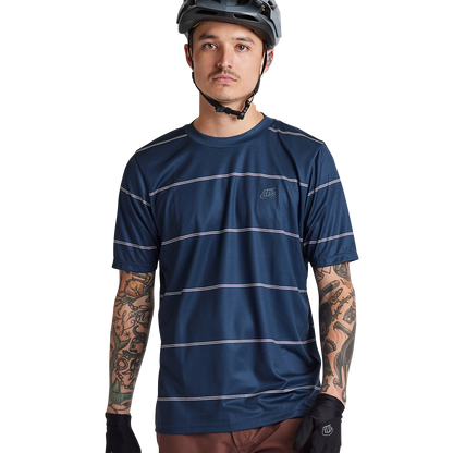 Troy Lee Designs Flowline Short Sleeve MTB Jersey - Revert - Midnight