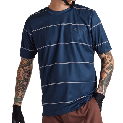 Troy Lee Designs Flowline Short Sleeve MTB Jersey - Revert - Midnight
