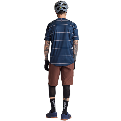 Troy Lee Designs Flowline Short Sleeve MTB Jersey - Revert - Midnight