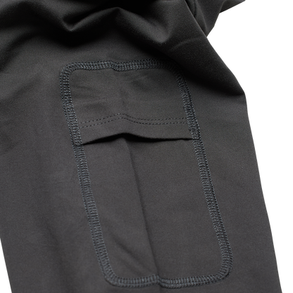 Troy Lee Designs Ruckus Long Sleeve Ride Tee - Bolts - Carbon