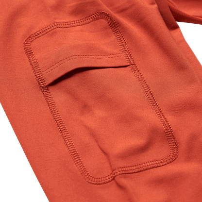 Troy Lee Designs Ruckus Long Sleeve Ride Tee - Bolts - Create To Destroy - Brick