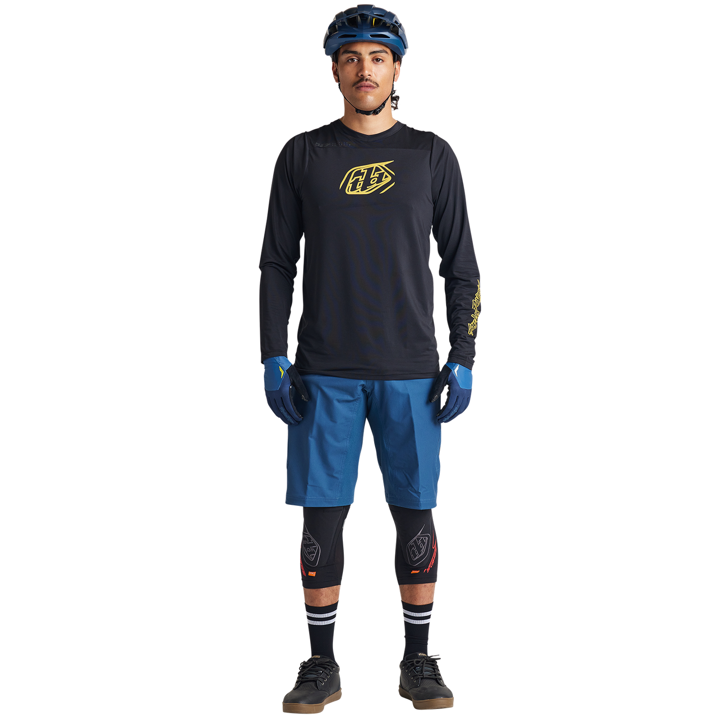 Troy Lee Designs Skyline Long Sleeve MTB Jersey - Iconic - Black