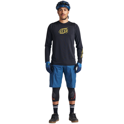 Troy Lee Designs Skyline Long Sleeve MTB Jersey - Iconic - Black