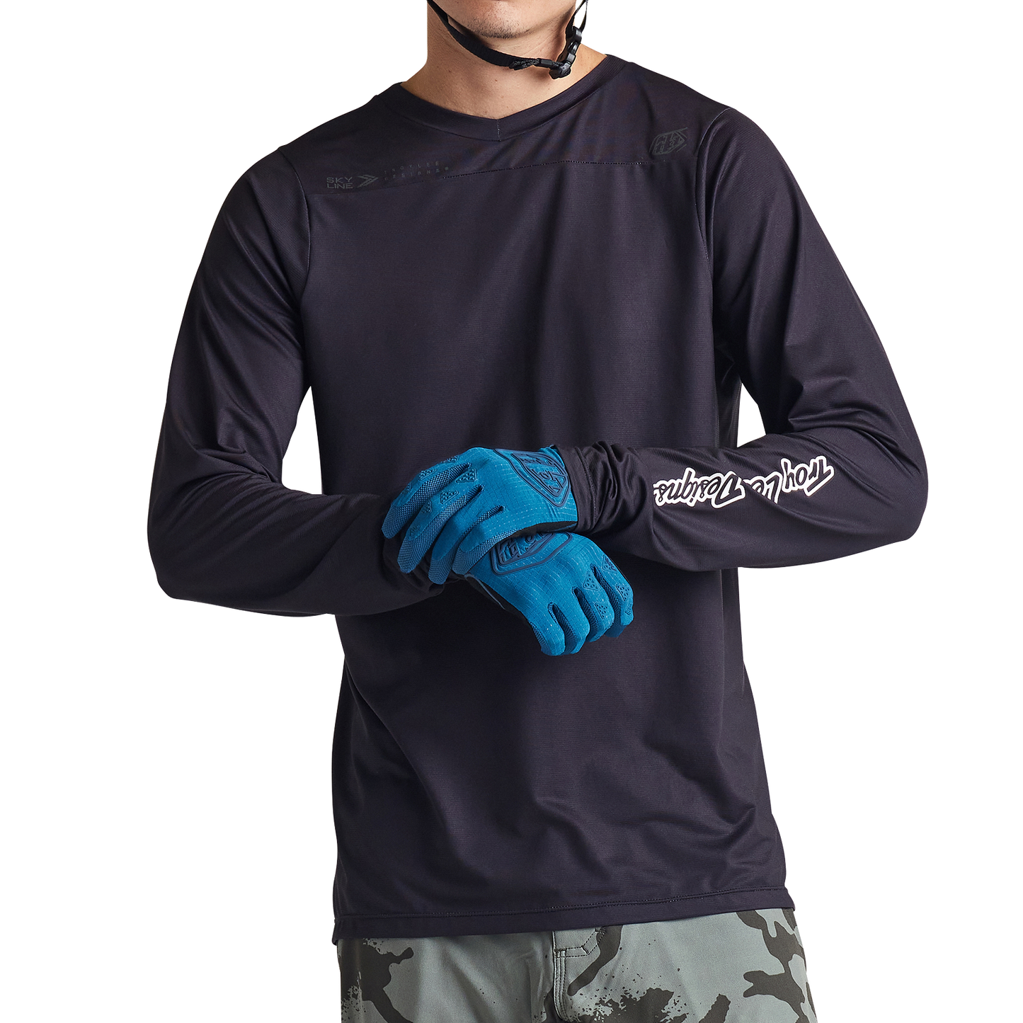 Troy Lee Designs Skyline Long Sleeve MTB Jersey - Black