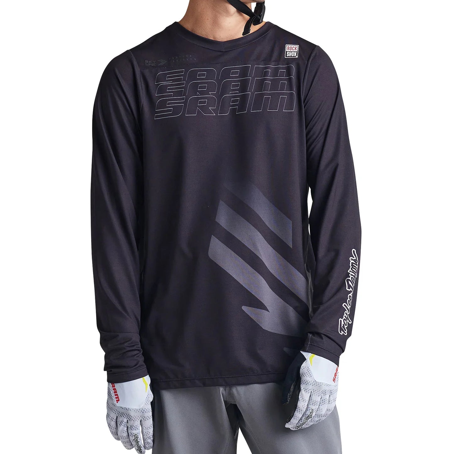 Troy Lee Designs Skyline Long Sleeve MTB Jersey - SRAM Eagle One - Black
