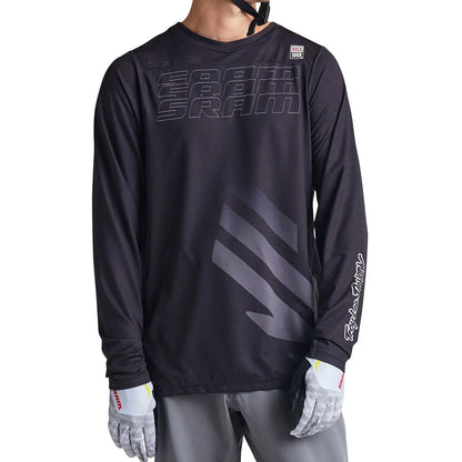 Troy Lee Designs Skyline Long Sleeve MTB Jersey - SRAM Eagle One - Black