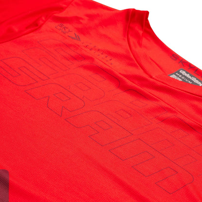 Troy Lee Designs Skyline Long Sleeve MTB Jersey - SRAM Eagle One - Fiery Red