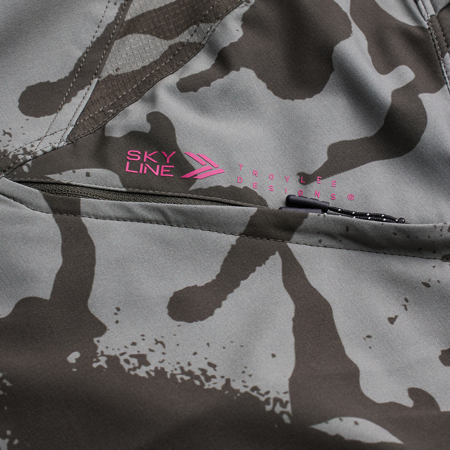 Troy Lee Designs Skyline MTB Short with Liner - Shadow Camo - Olive