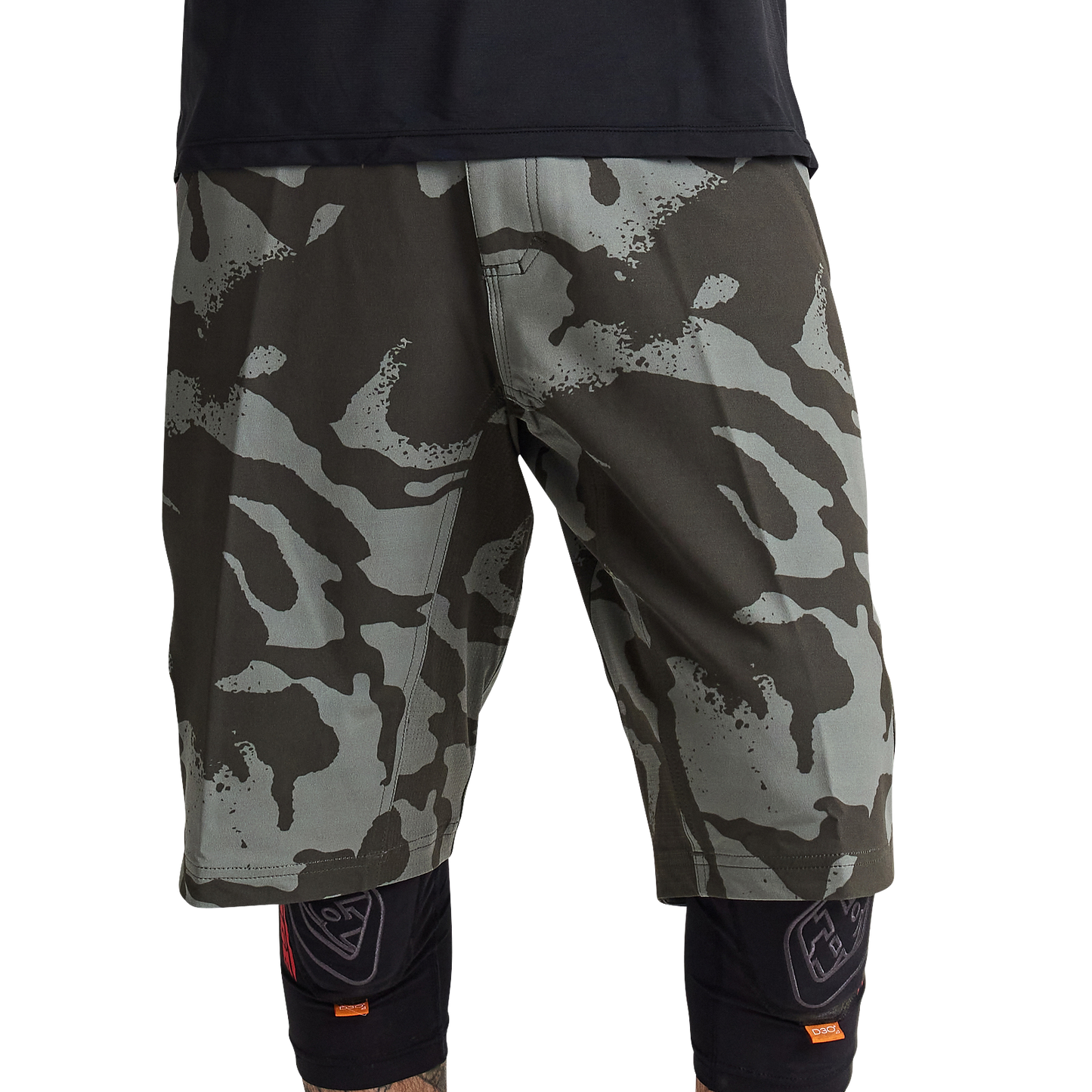Troy Lee Designs Skyline MTB Short with Liner - Shadow Camo - Olive