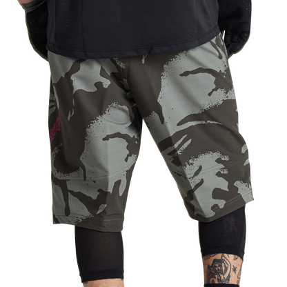 Troy Lee Designs Skyline MTB Short with Liner - Shadow Camo - Olive