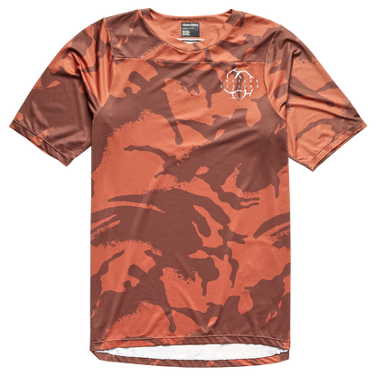Troy Lee Designs Skyline Short Sleeve MTB Jersey - Shadow Camo - Brick