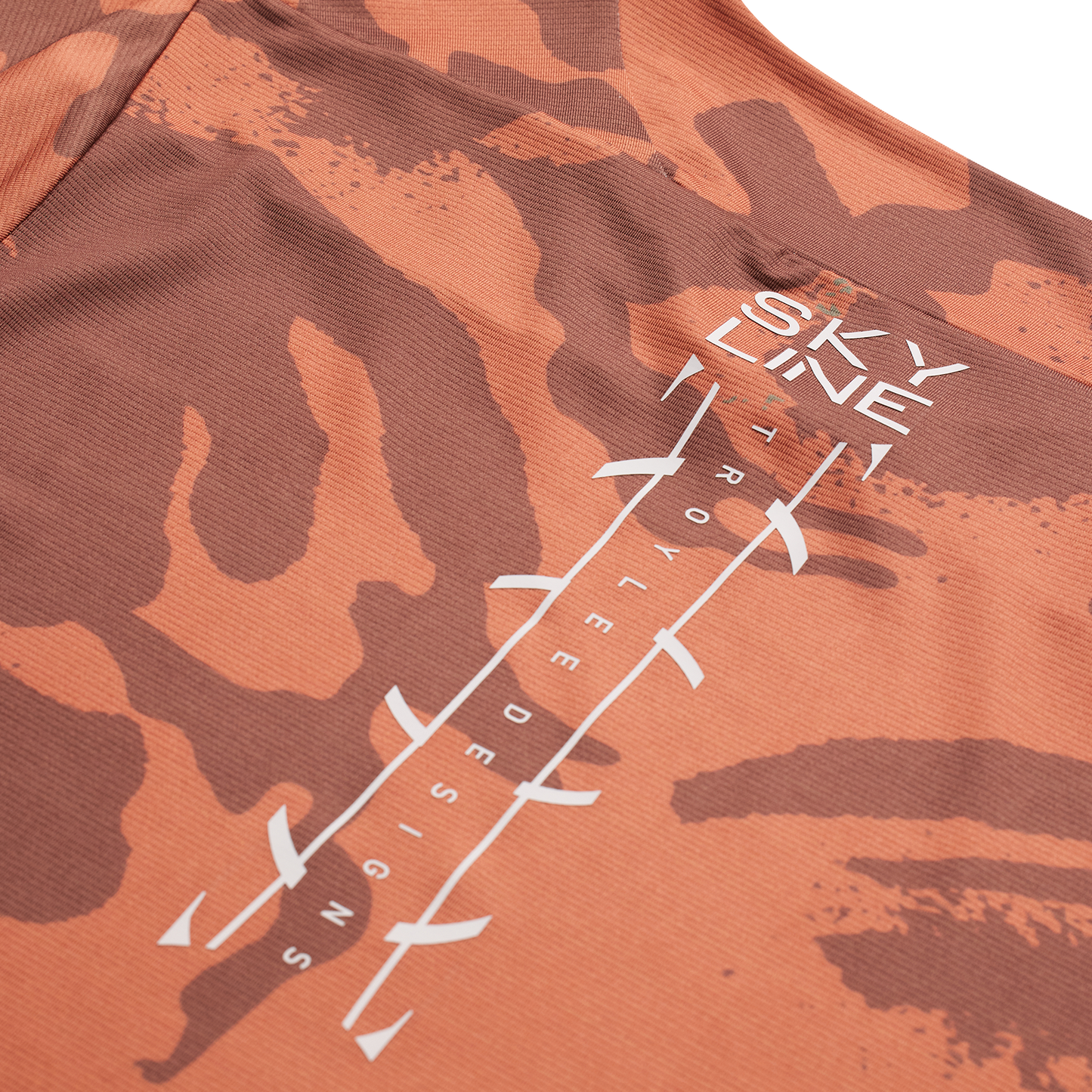 Troy Lee Designs Skyline Short Sleeve MTB Jersey - Shadow Camo - Brick