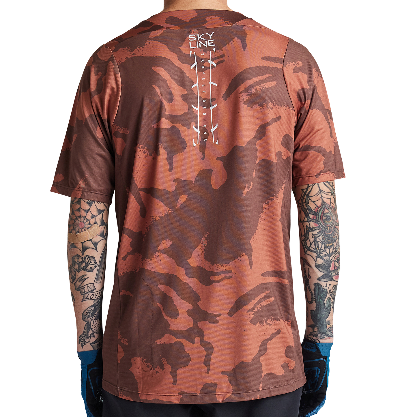 Troy Lee Designs Skyline Short Sleeve MTB Jersey - Shadow Camo - Brick
