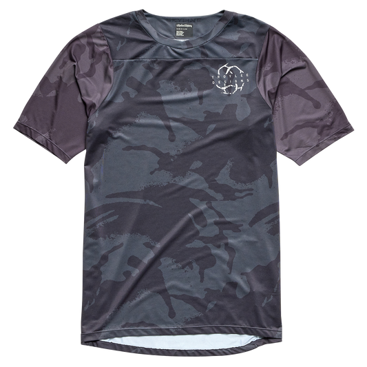 Troy Lee Designs Skyline Short Sleeve MTB Jersey - Shadow Camo - Carbon
