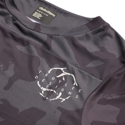 Troy Lee Designs Skyline Short Sleeve MTB Jersey - Shadow Camo - Carbon