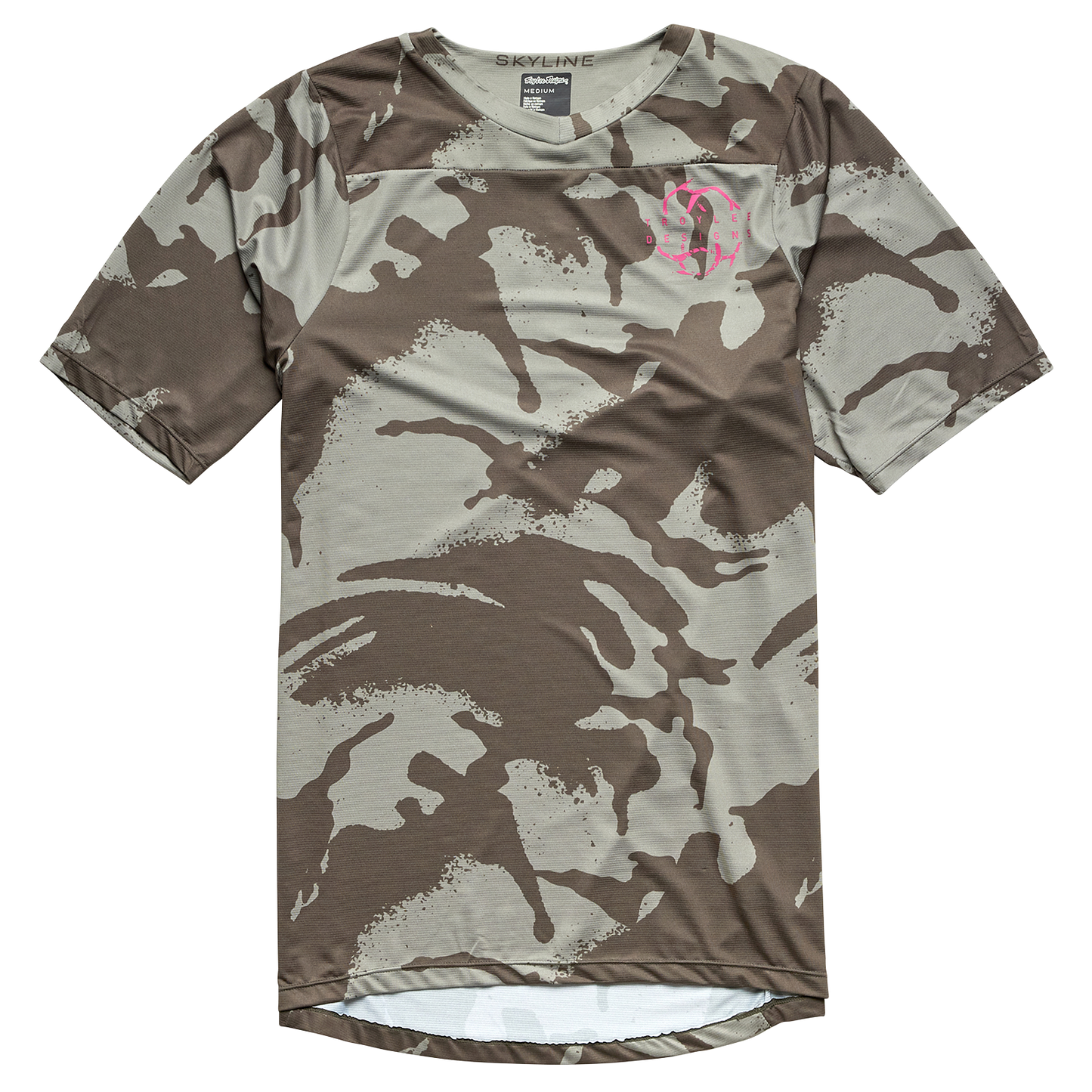 Troy Lee Designs Skyline Short Sleeve MTB Jersey - Shadow Camo - Olive