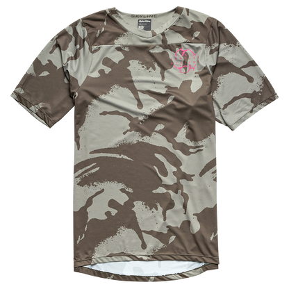Troy Lee Designs Skyline Short Sleeve MTB Jersey - Shadow Camo - Olive