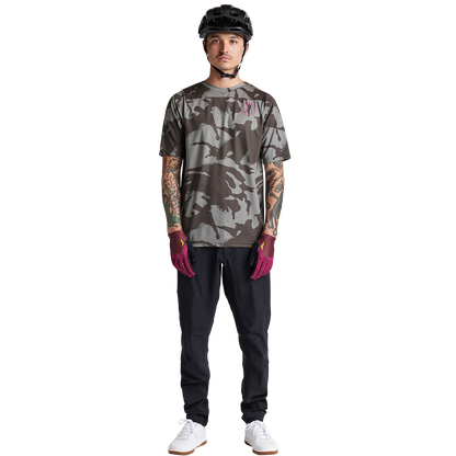 Troy Lee Designs Skyline Short Sleeve MTB Jersey - Shadow Camo - Olive