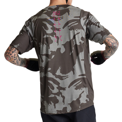 Troy Lee Designs Skyline Short Sleeve MTB Jersey - Shadow Camo - Olive