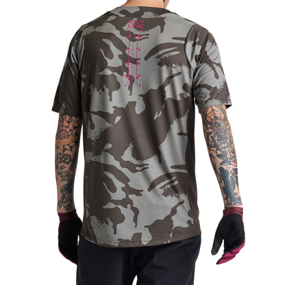 Troy Lee Designs Skyline Short Sleeve MTB Jersey - Shadow Camo - Olive