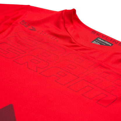 Troy Lee Designs Skyline Short Sleeve MTB Jersey - SRAM Eagle One - Fiery Red