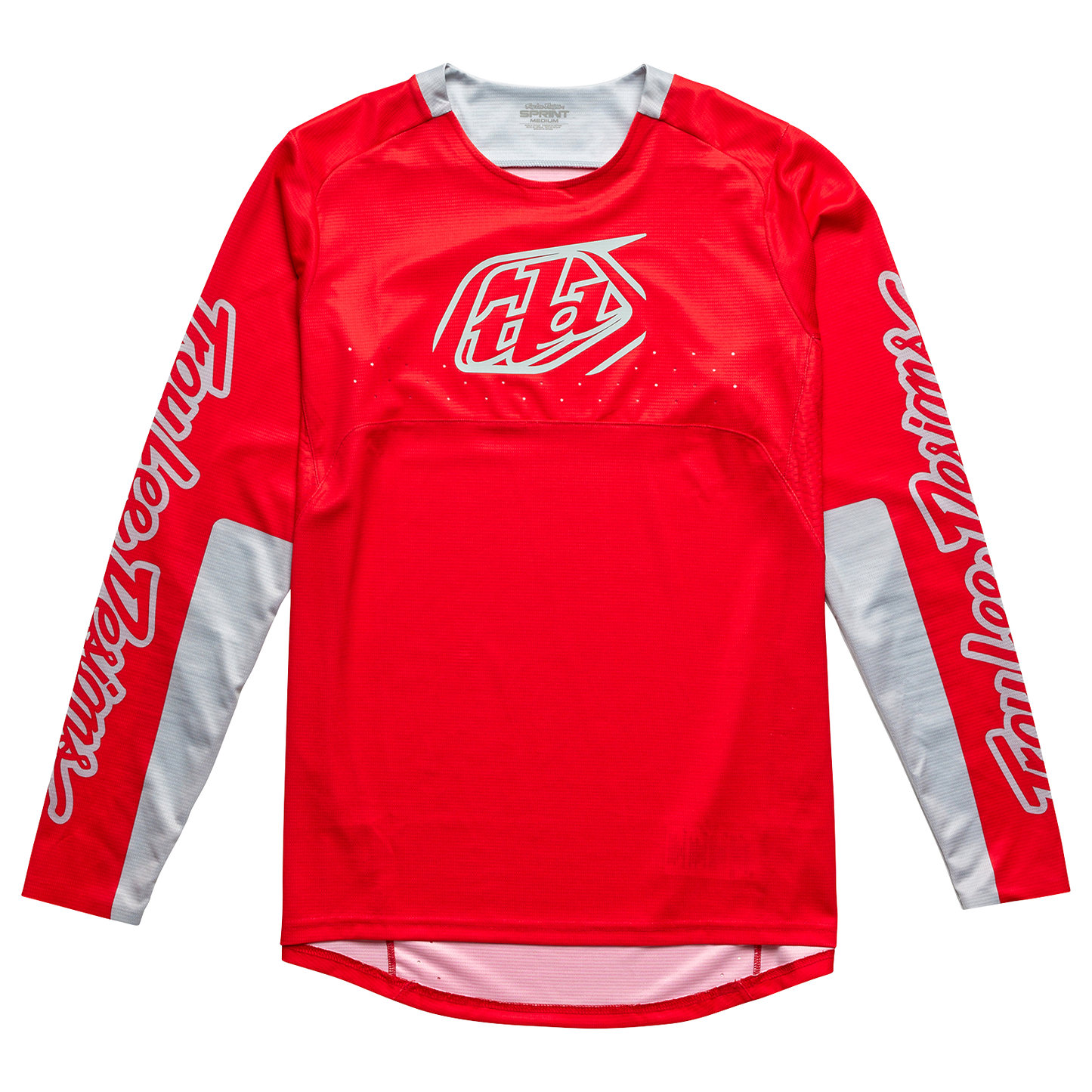 Troy Lee Designs Sprint Long Sleeve MTB Jersey - Icon - Fire Red