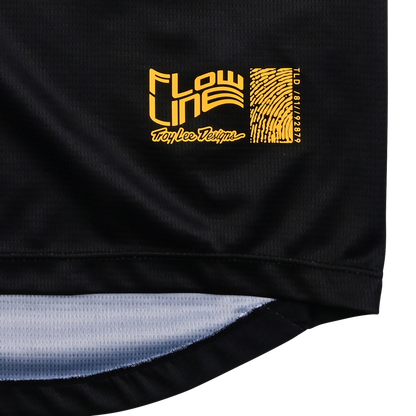 Troy Lee Designs Flowline Long Sleeve MTB Jersey - Youth - Aircore - Black
