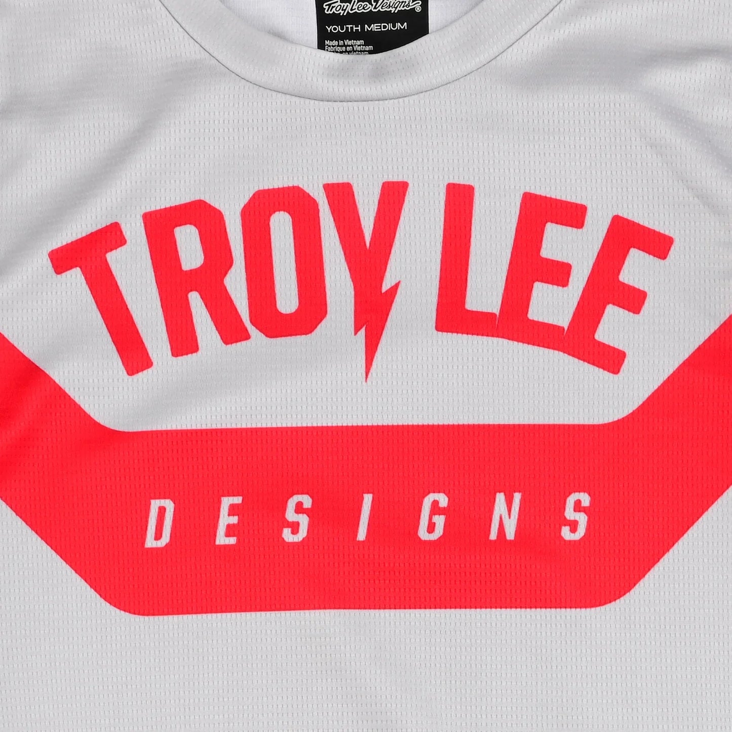 Troy Lee Designs Flowline Long Sleeve MTB Jersey - Youth - Aircore - Cement