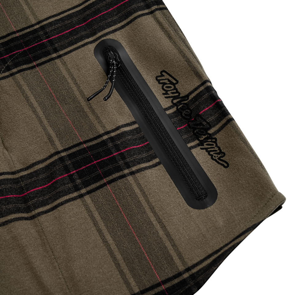 Troy Lee Designs Grind Flannel Shirt - YD Plaid - Dark Pine
