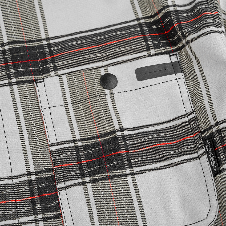 Troy Lee Designs Grind Flannel Shirt - YD Plaid - Mist