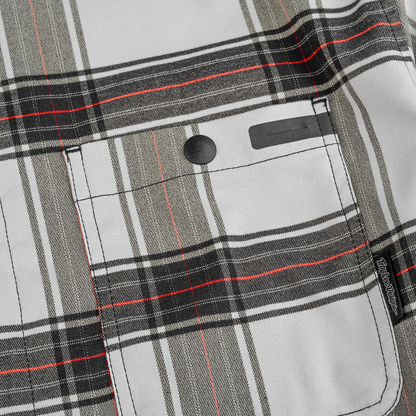Troy Lee Designs Grind Flannel Shirt - YD Plaid - Mist