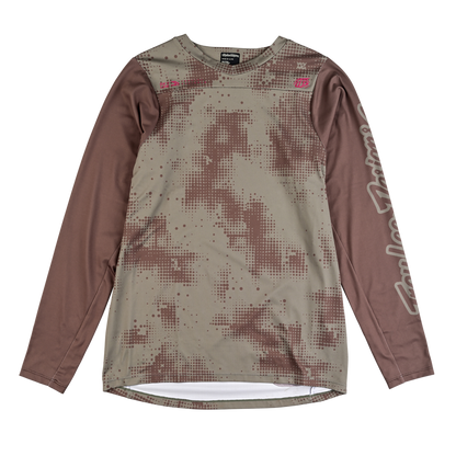 Troy Lee Designs Skyline Chill Long Sleeve MTB Jersey - Scattered - Olive