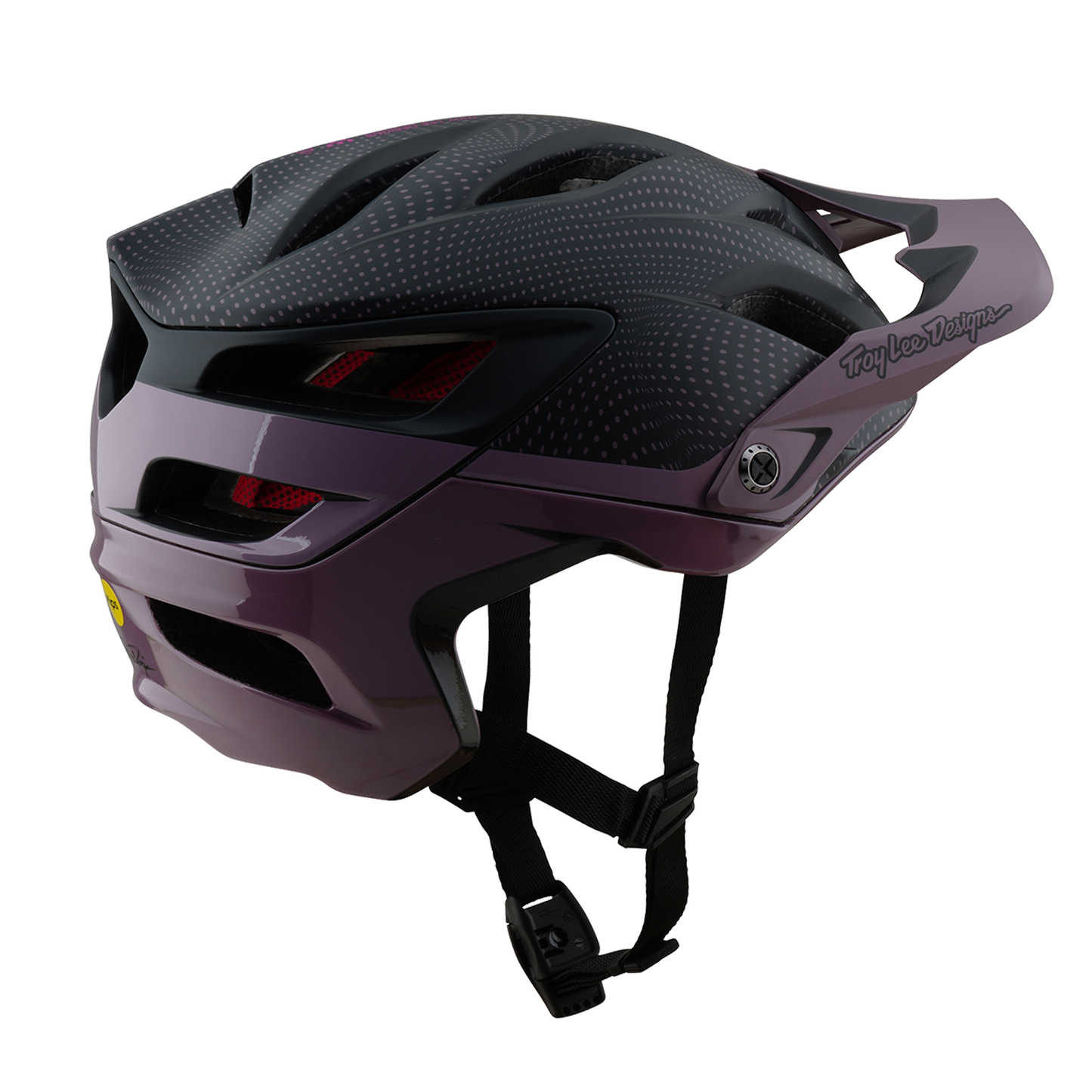 Troy Lee Designs A3 MTB Helmet - Halo - Purple
