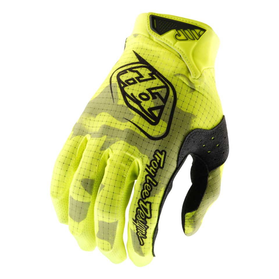 Troy Lee Designs Air MTB Glove - Blotted - Flo Yellow