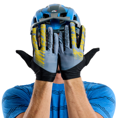 Troy Lee Designs Flowline MTB Glove - Peace-Up - Dark Cloud