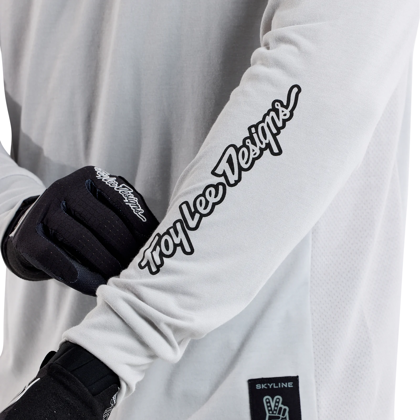 Troy Lee Designs Skyline Long Sleeve Ride Tee - Signature - Mist