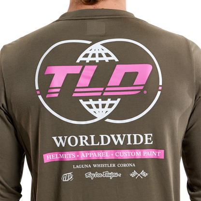 Troy Lee Designs Skyline Long Sleeve Ride Tee - Worldwide - Caper