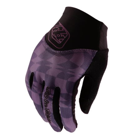 Troy Lee Designs Ace 2.0 MTB Glove - Womens - Twisted Checkers - Deep Purple