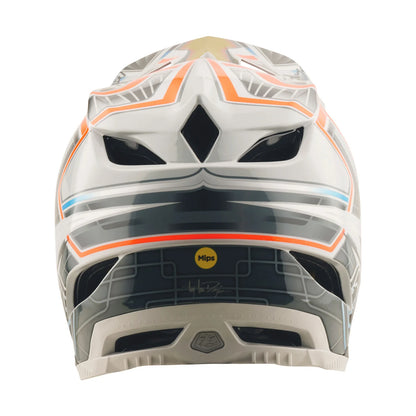 Troy Lee Designs D4 Carbon Full Face Helmet - Lowrider - Gray