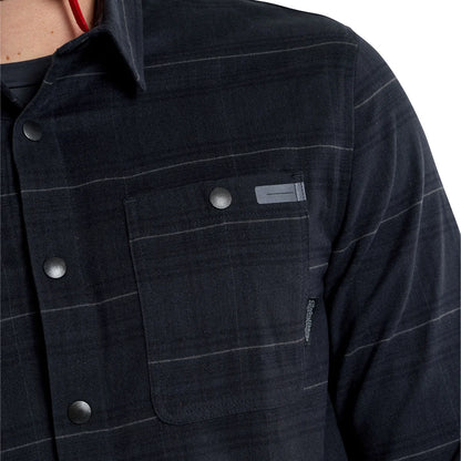 Troy Lee Designs Grind Flannel Plaid Shirt - Carbon