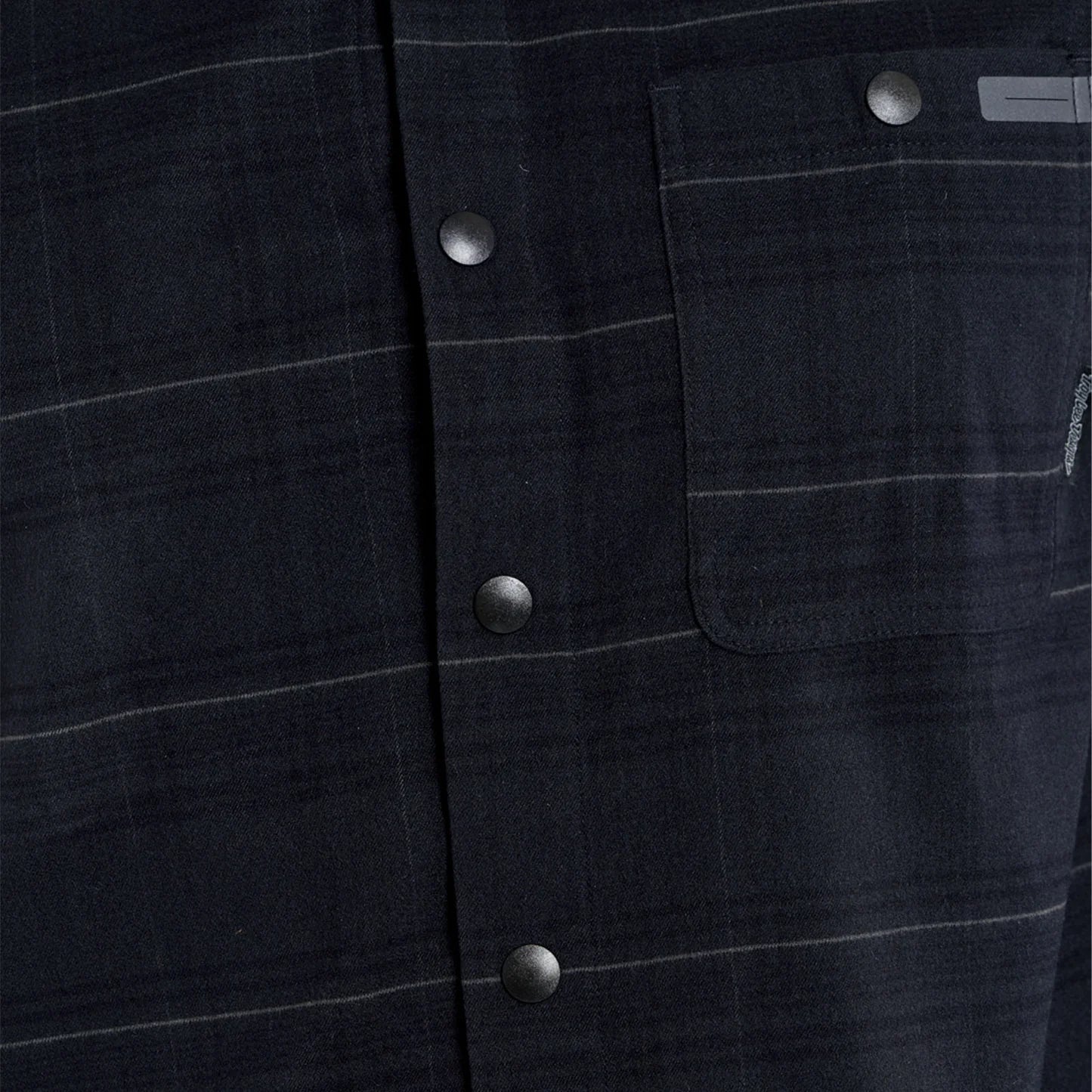 Troy Lee Designs Grind Flannel Plaid Shirt - Carbon