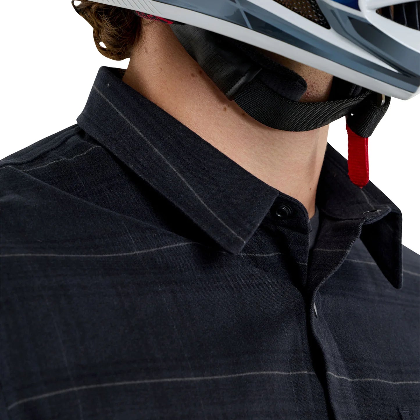 Troy Lee Designs Grind Flannel Plaid Shirt - Carbon