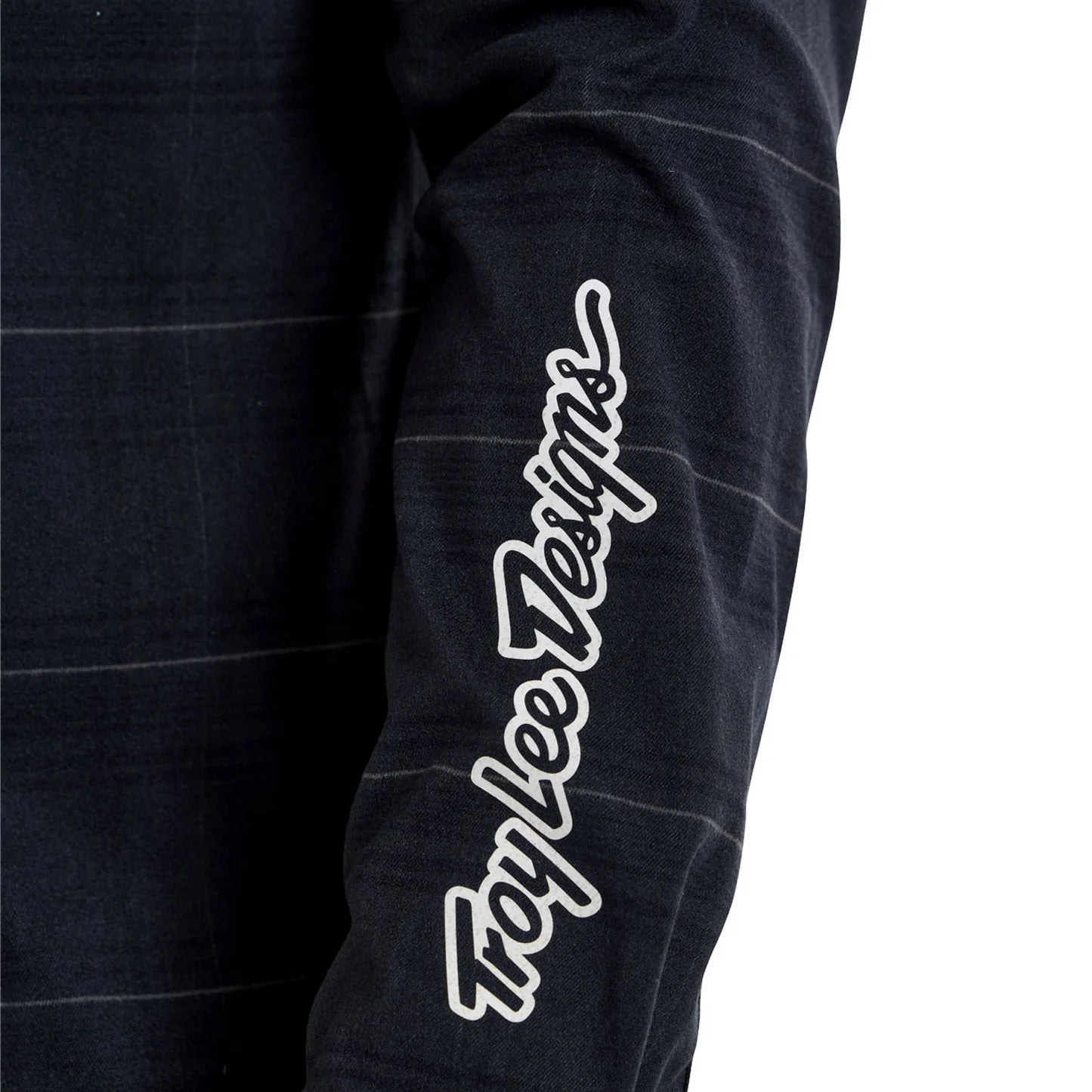 Troy Lee Designs Grind Flannel Plaid Shirt - Carbon