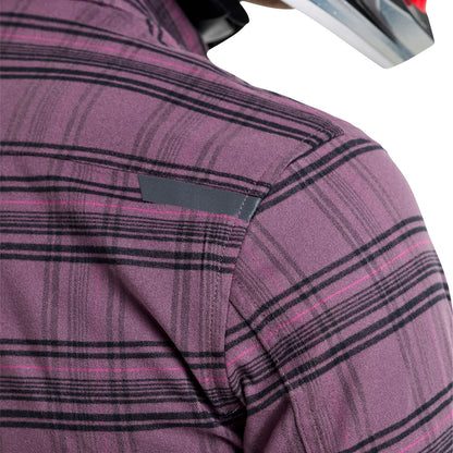 Troy Lee Designs Grind Flannel Plaid Shirt - Deep Purple