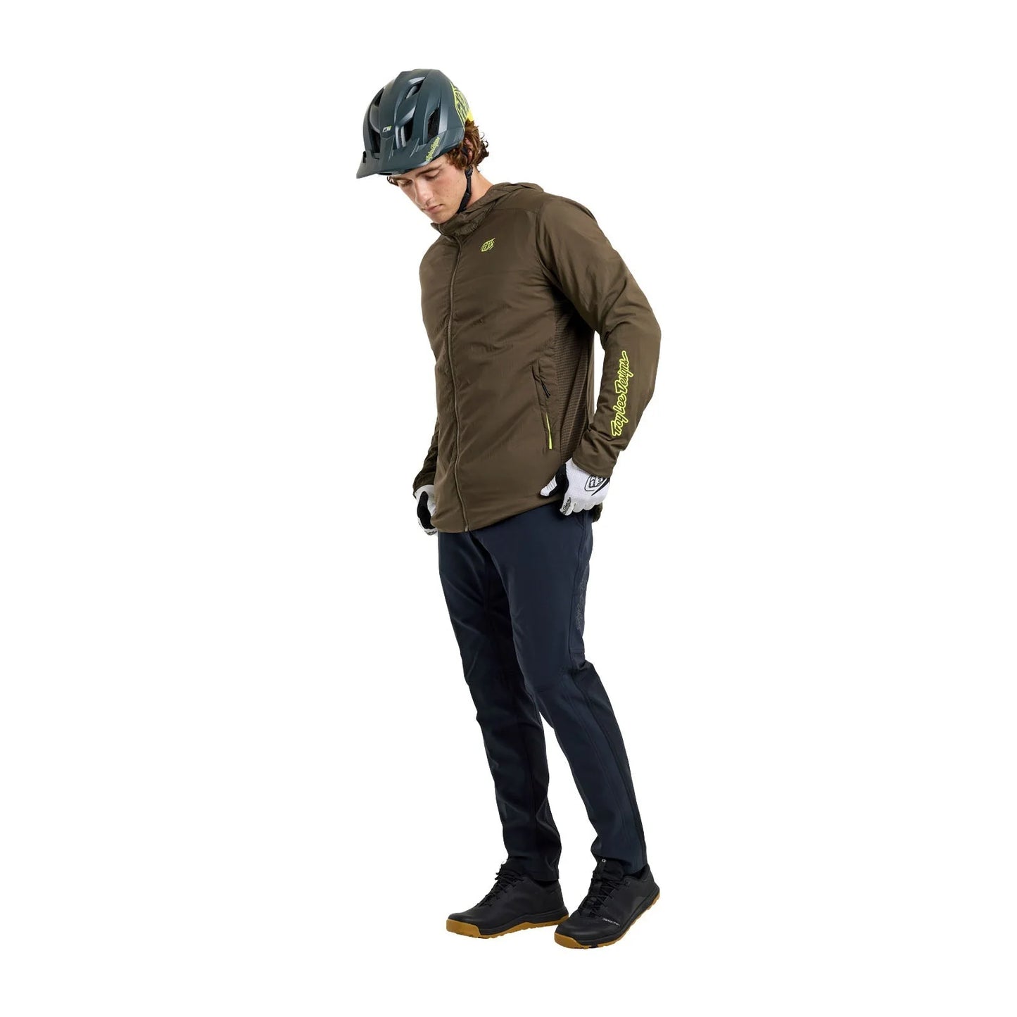 Troy Lee Designs Mathis Cycling Jacket - Dark Earth