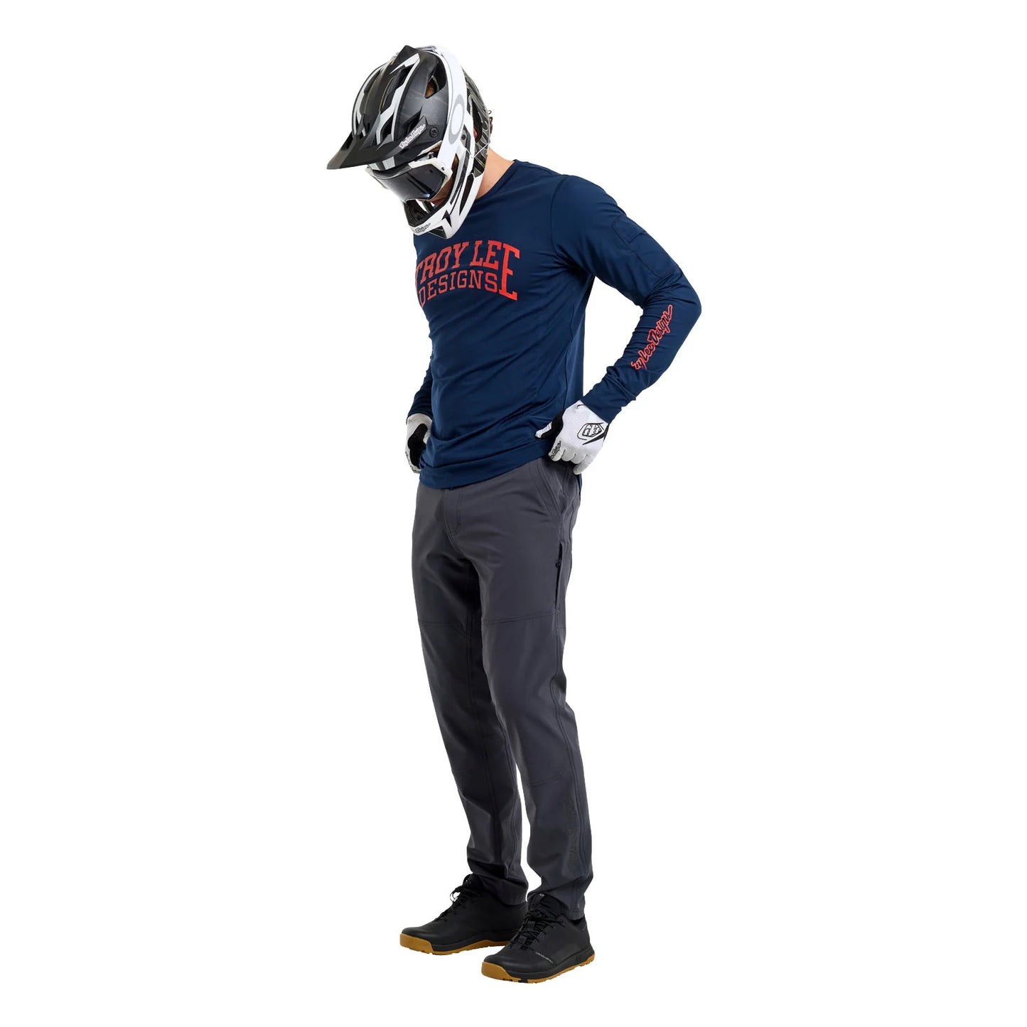 Troy Lee Designs Ruckus Long Sleeve Ride Tee - Gravity Club - Midnight